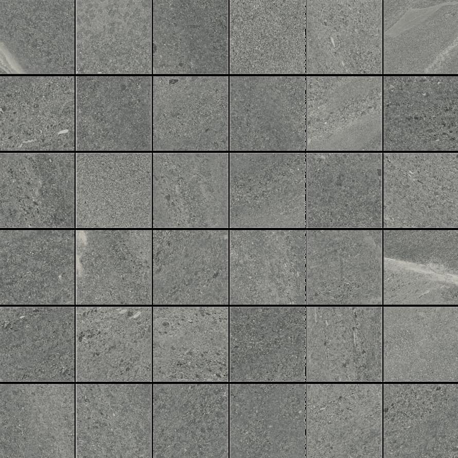 Italon Керамический гранит Metropolis Мозаика Graphite Dark 30x30 натуральный арт. 209249