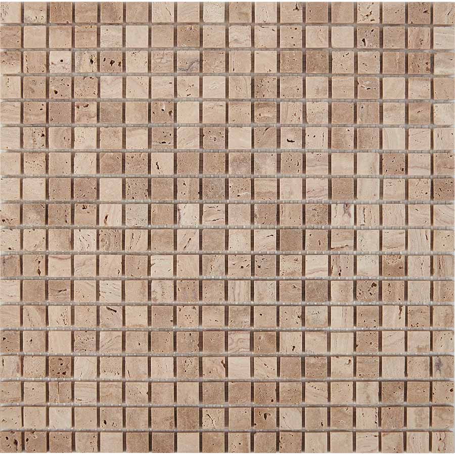 PIX 259 Travertine, чип 15х15 мм, сетка 305х305х4 мм, Матовая арт. 73720