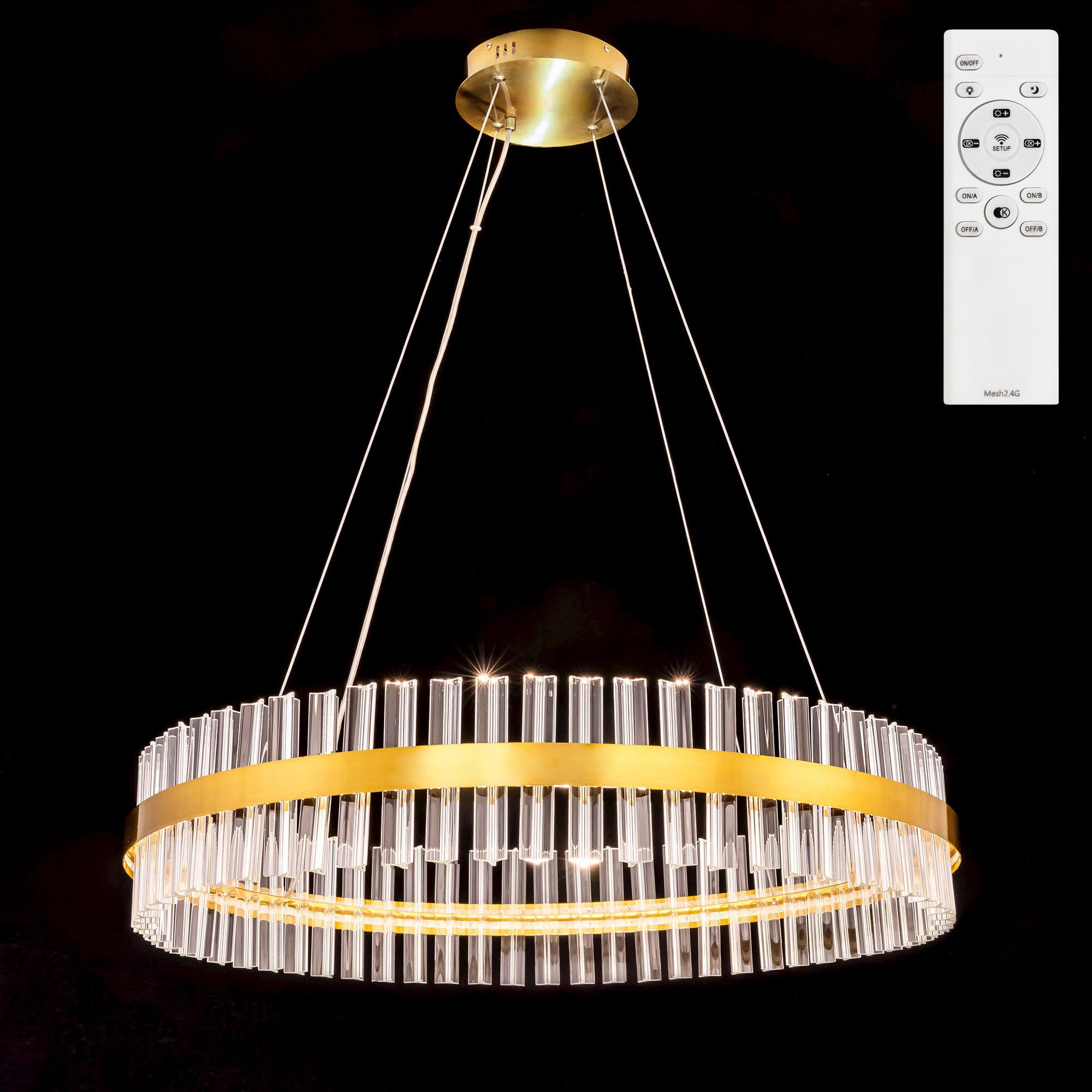 Citilux Рианна CL337083 LED Люстра хрустальная с пультом арт. 88851