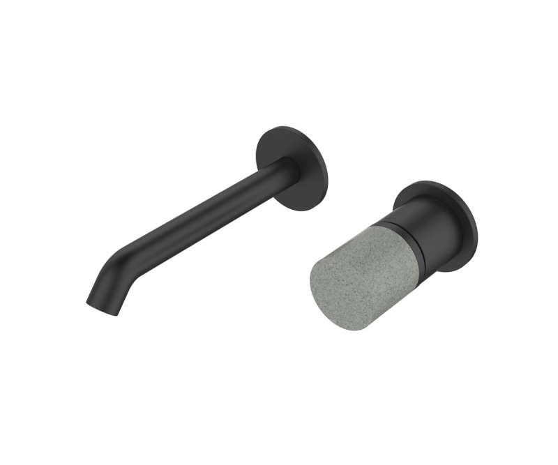 Смеситель для раковины настенный Bronze de Luxe FOCUS 24686BG, черный арт. 162824