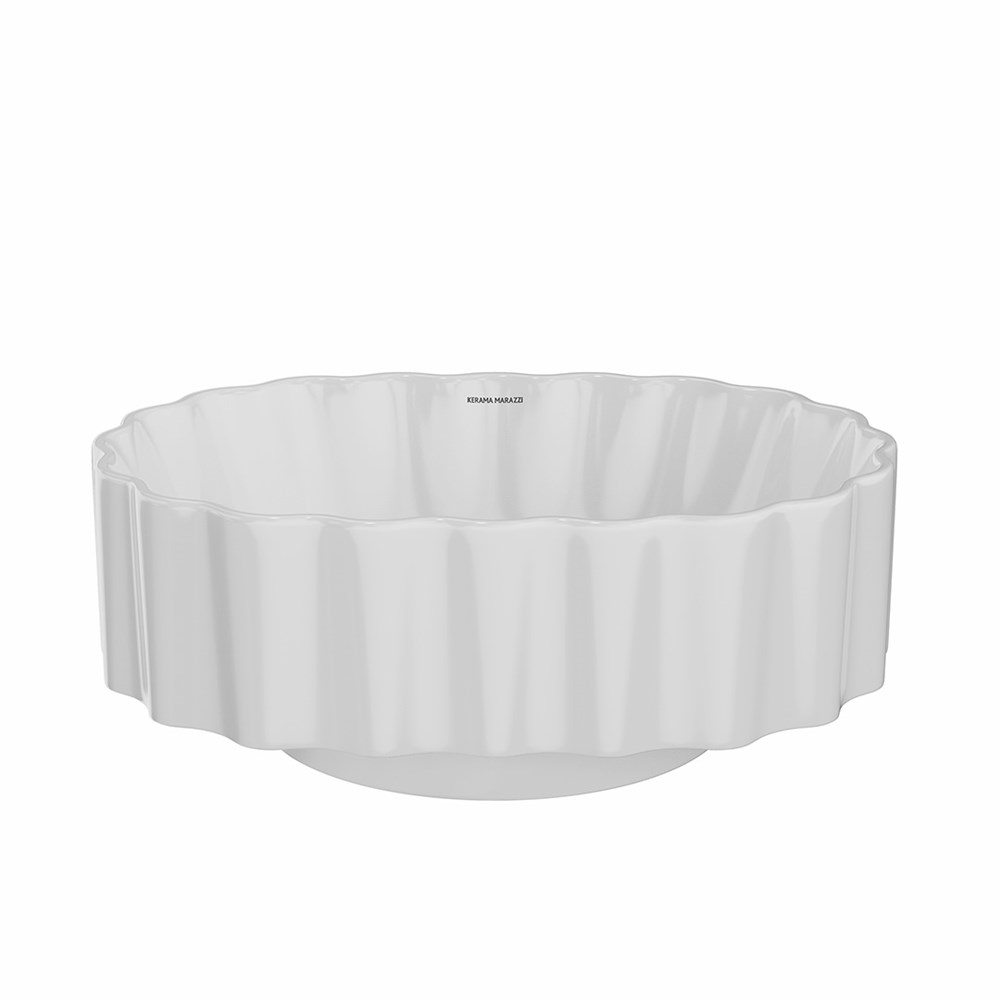 CC.wb.50/WHT Раковина ARTBASIN Conchiglia/АртБейзин Конкилья накладная 50, белая глянцевая арт. 117446