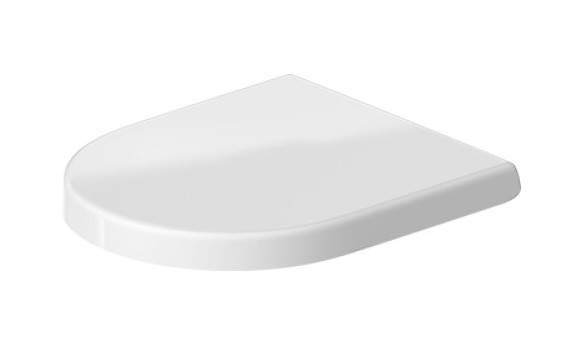 DURAVIT Сиденье для унитаза SoftClose, нерж. сталь/белый арт. 37438