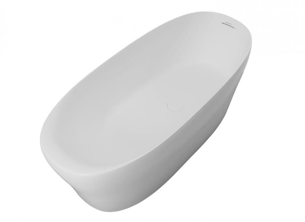ALLEN BRAU KRION NEO XL Ванна Solid Stone отдельностоящая 1800х800 мм слив-перелив, белый матовый арт. 32518