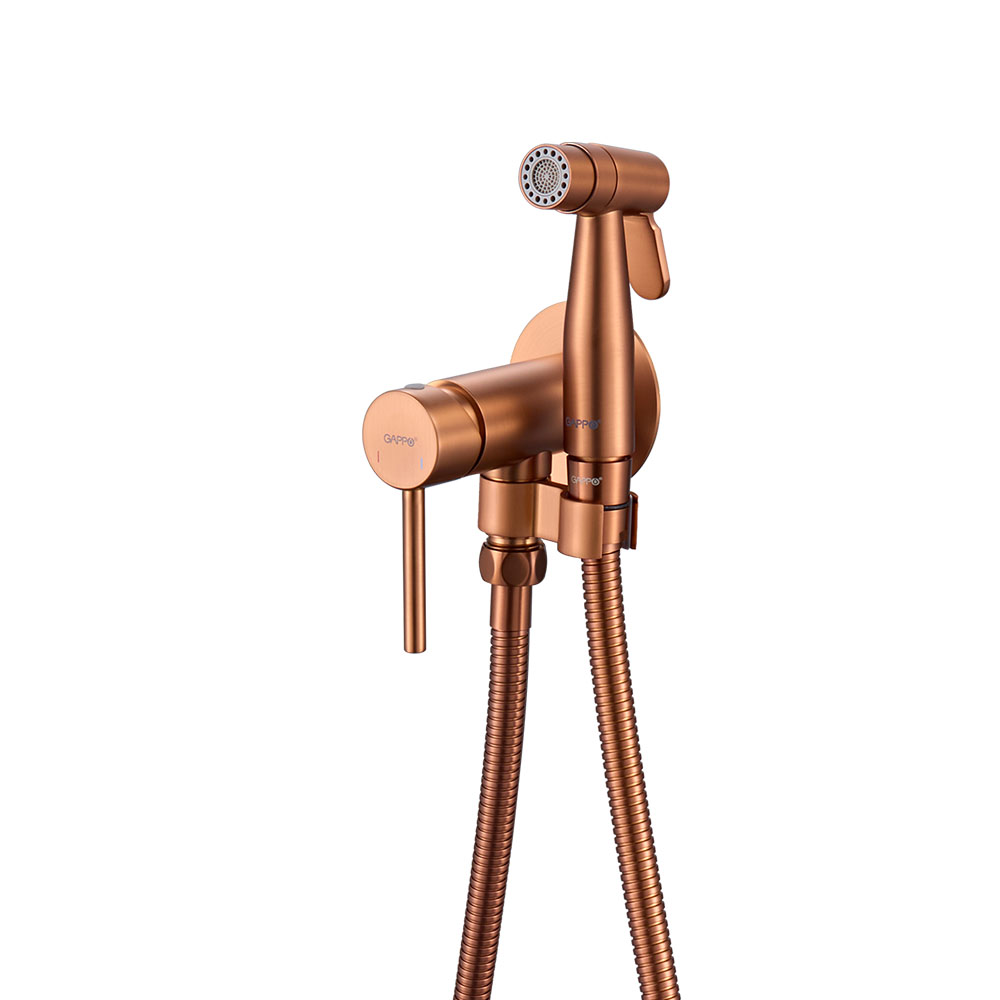 Гигиенический душ со смесителем GAPPO G7206-43, розовое золото арт. 189788