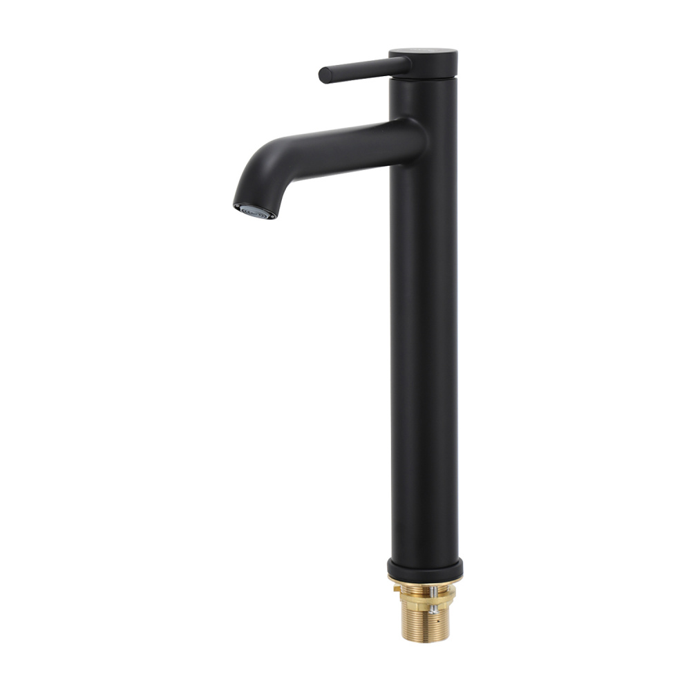 Смеситель для раковины высокий Gappo G1006-26, черный арт. 164748
