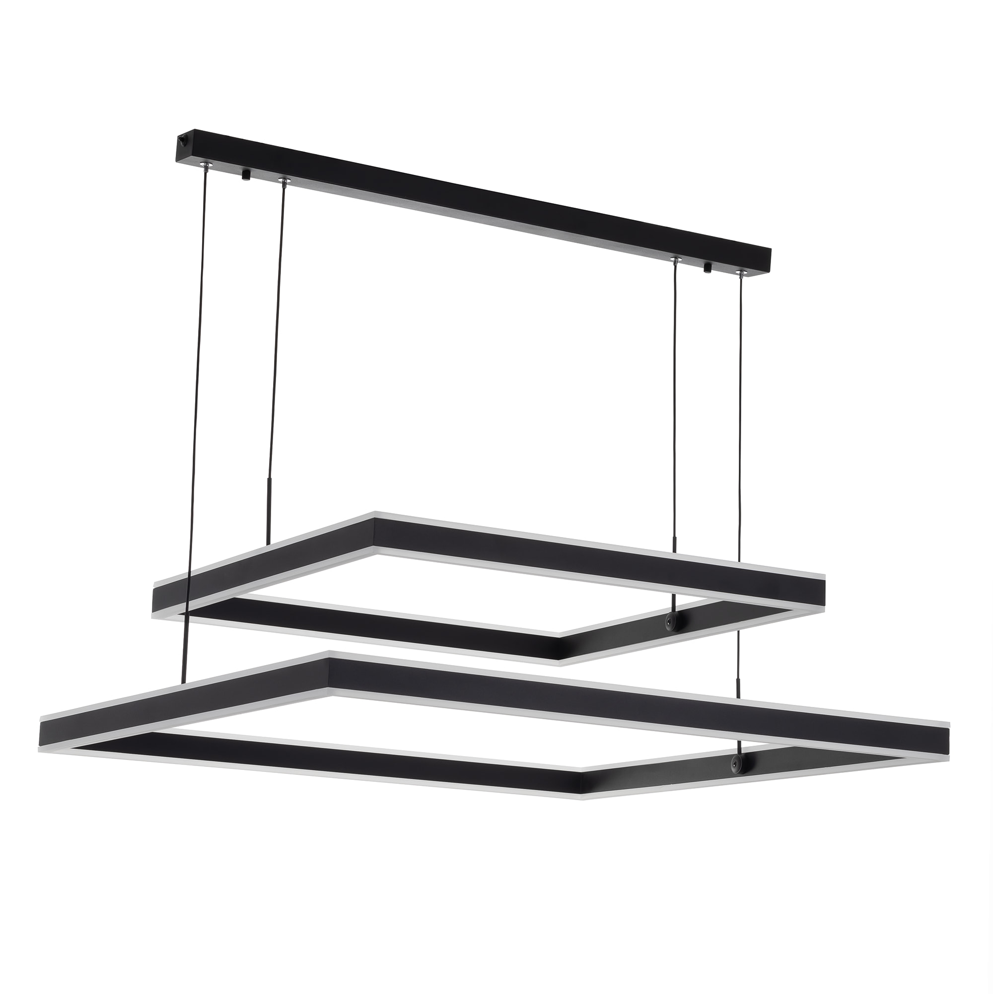 Citilux Дуэт CL719K211 LED Люстра подвесная с пультом Чёрная арт. 89063