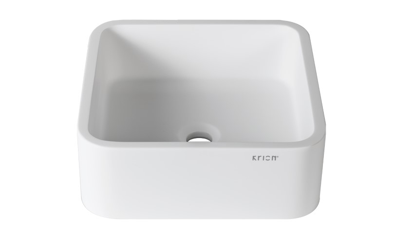 KRION 3-WAY Раковина на столешницу B603 40X40 см, без перелива, белый KRION® 1100 арт. 36257
