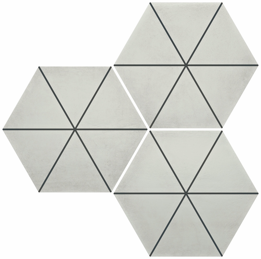 DURSTONE SIX Cementine Керамогранит Capri Talc 23x27 глазурованный матовый арт. 71071