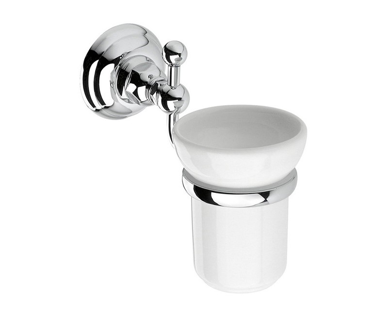 NICOLAZZI ACCESSORI BAGNO Стакан настенный, белый/chrome арт. 203322