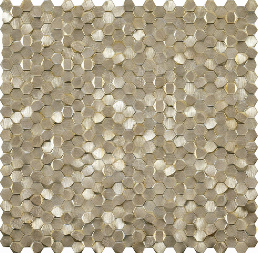 LANTIC GRAVITY ALUMINIUM 3D HEXAGON GOLD 30.7x30.1x0.6 G-150 арт. 40605