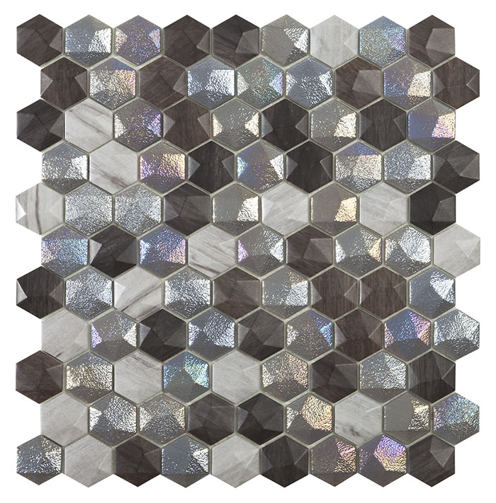 VIDREPUR ELITE FOREST MIX HEX (3.5х3.5) 31.7х30.7 арт. 40733