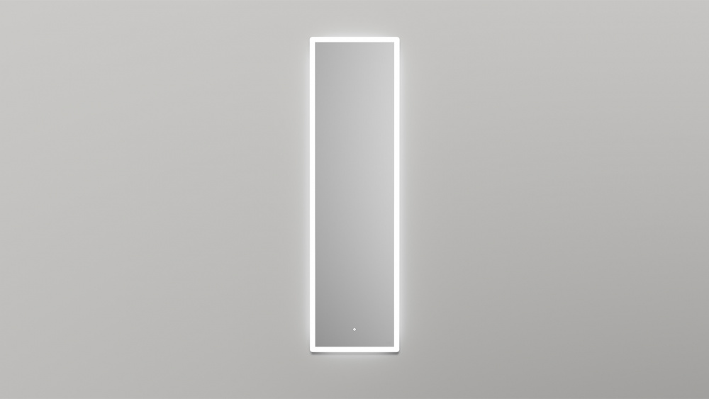 Salini ARMONIA Зеркало прямоугольное, 450хH1585 мм с двойной LED подсветкой 3в1 3000-6000К арт. 33847