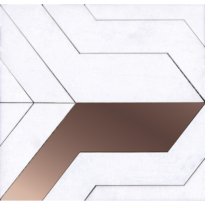 LANTIC FOCUS WHITE COPPER 29x28x0.98 G-160 арт. 87130