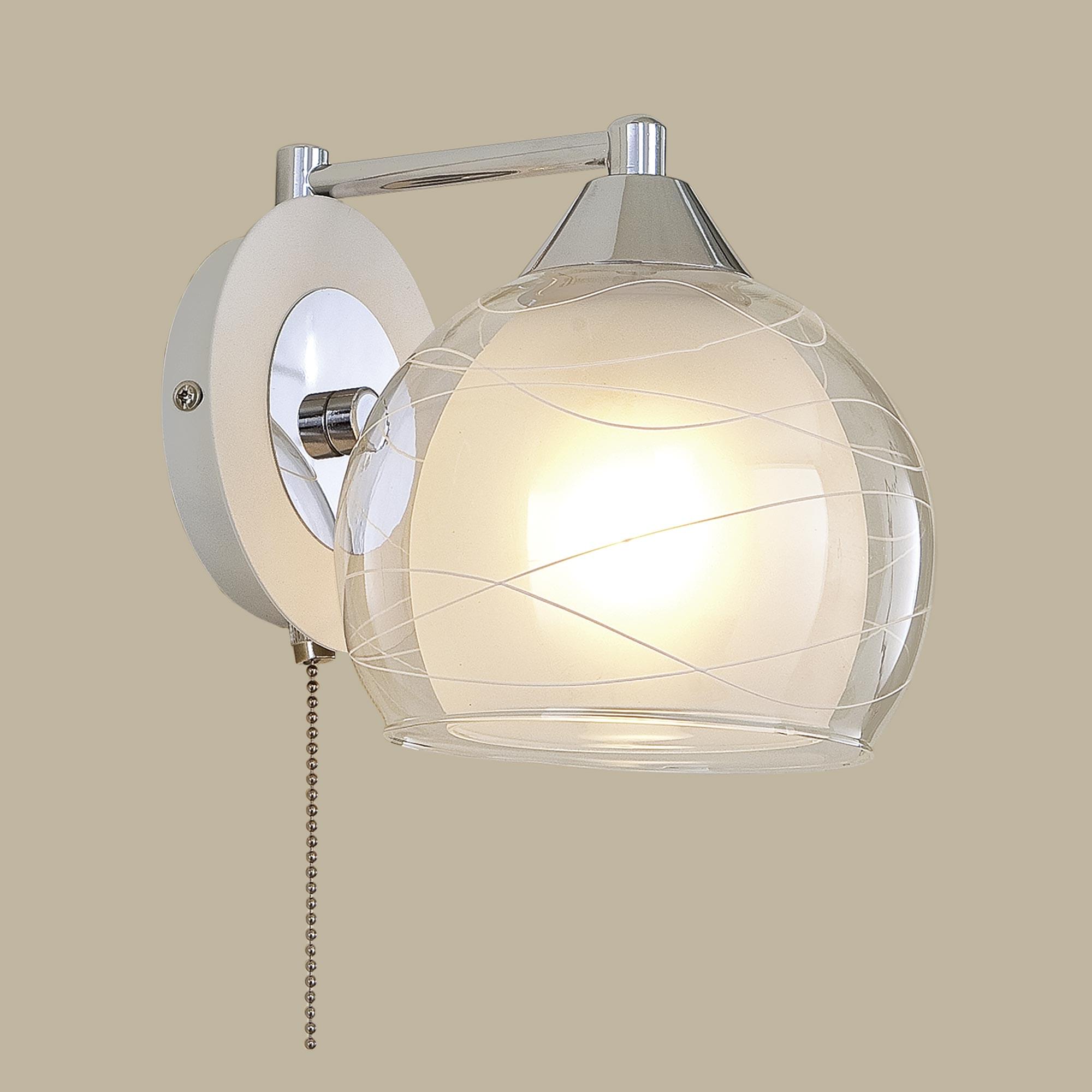 Citilux Буги CL157311 Бра с выключателем Белое Хром арт. 88130