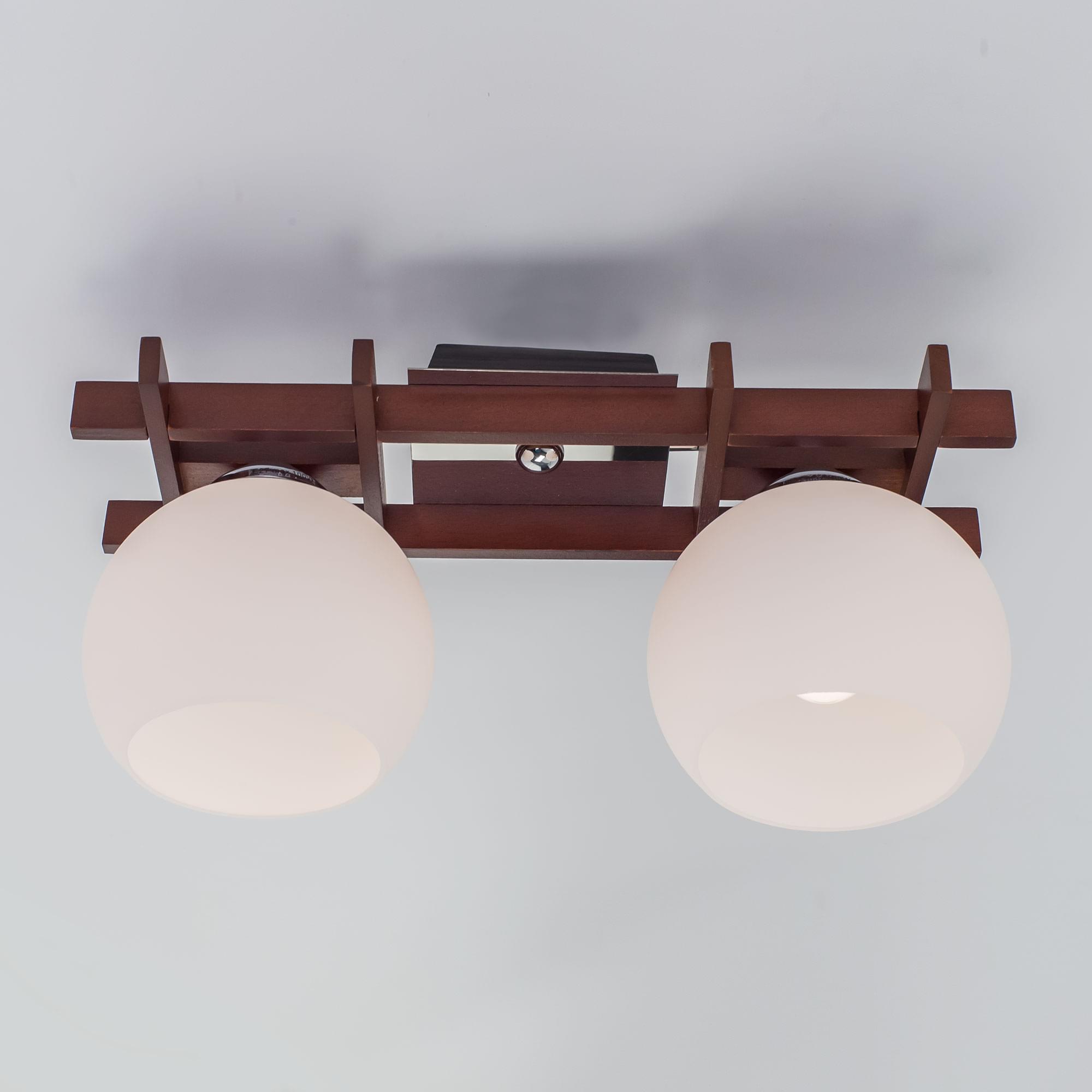 Citilux Нарита CL114121 Люстра деревянная Венге Хром арт. 88411