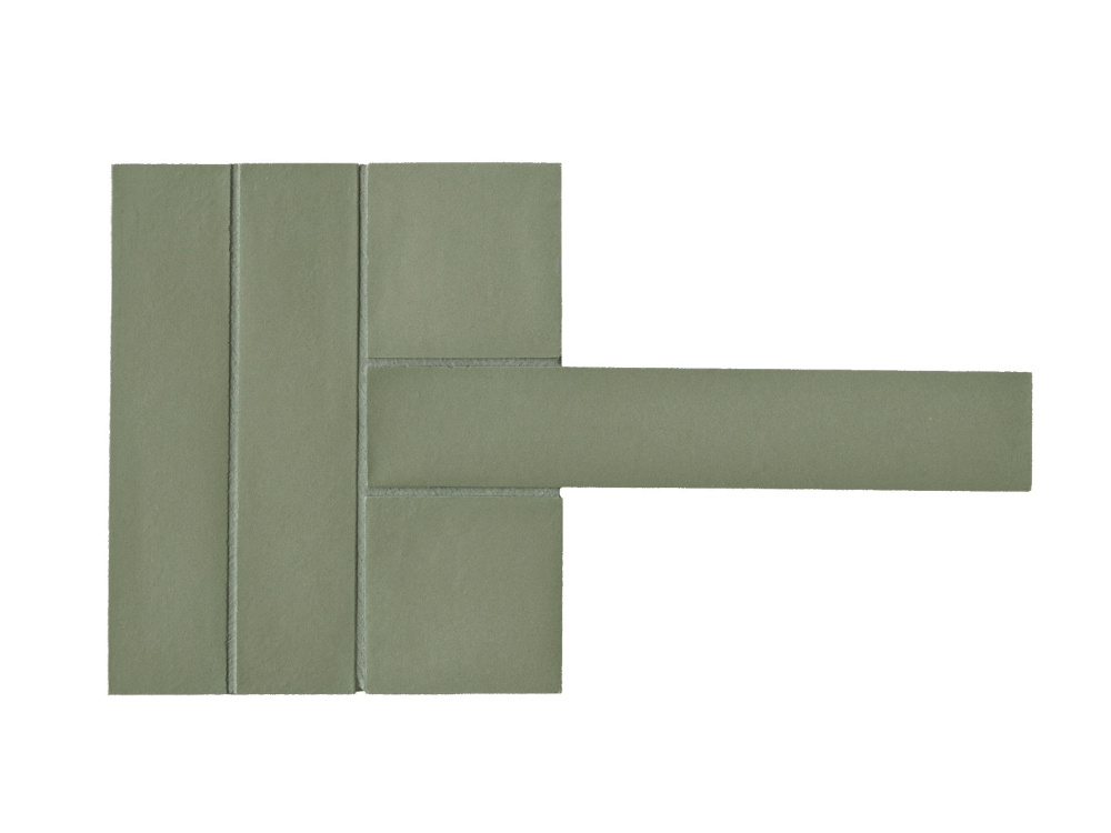 MUTINA WEAVING GREEN SI FANG 35.7х20.3 арт. 87973