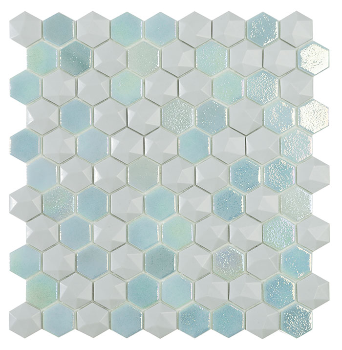VIDREPUR ELITE GLACIER MIX HEX (3.5х3.5) 31.7х30.7 арт. 40735