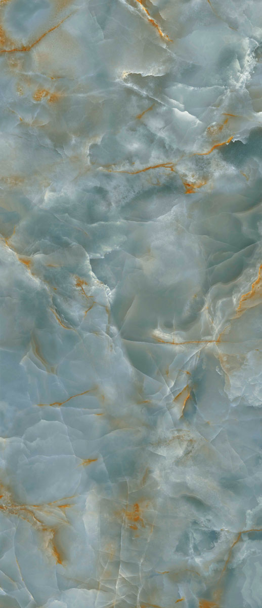Керамогранит ONYX BLUE POLISHED CRYSTAL 120X278 6 mm арт. 90031