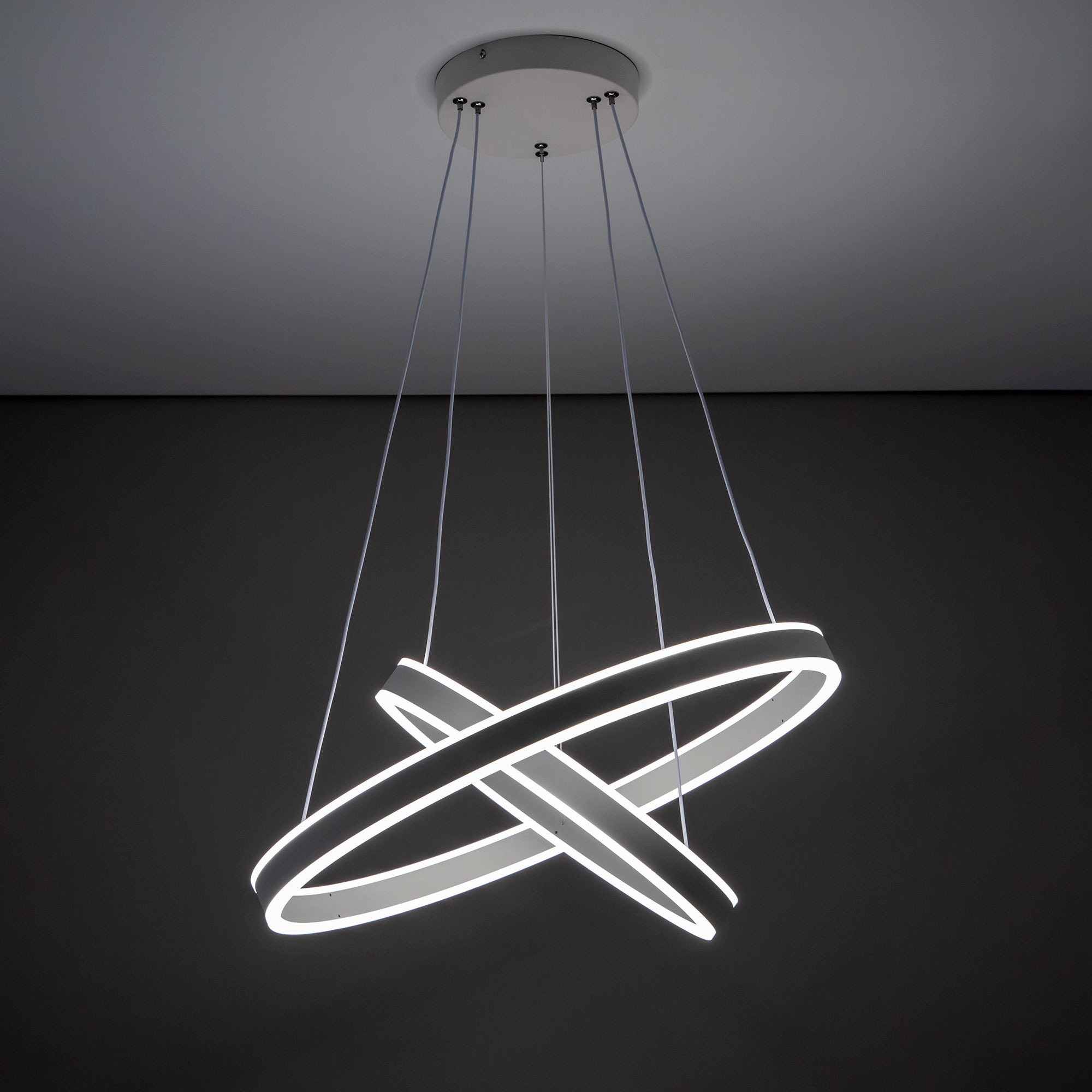 Citilux Дуэт CL719640 LED Люстра подвесная с пультом Белая арт. 88806