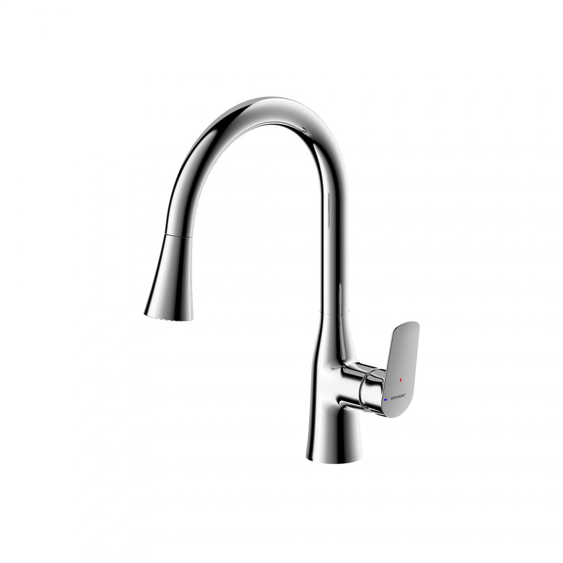 Смеситель для кухни Bravat F7460564CP-ENG, хром арт. 170016