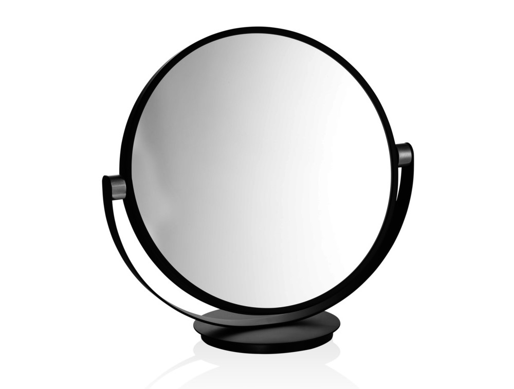 DW CLUB VANITY Зеркало косметическое настольное, Н43x42.4x20 см, Черный матовый/Хром арт. 30308