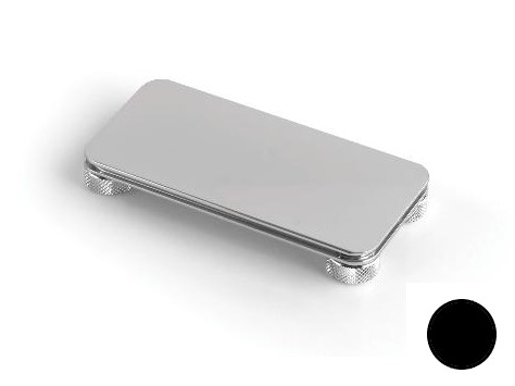 BERTOCCI OFFICINA 01 Мыльница настольная, черная матовая арт. 30802