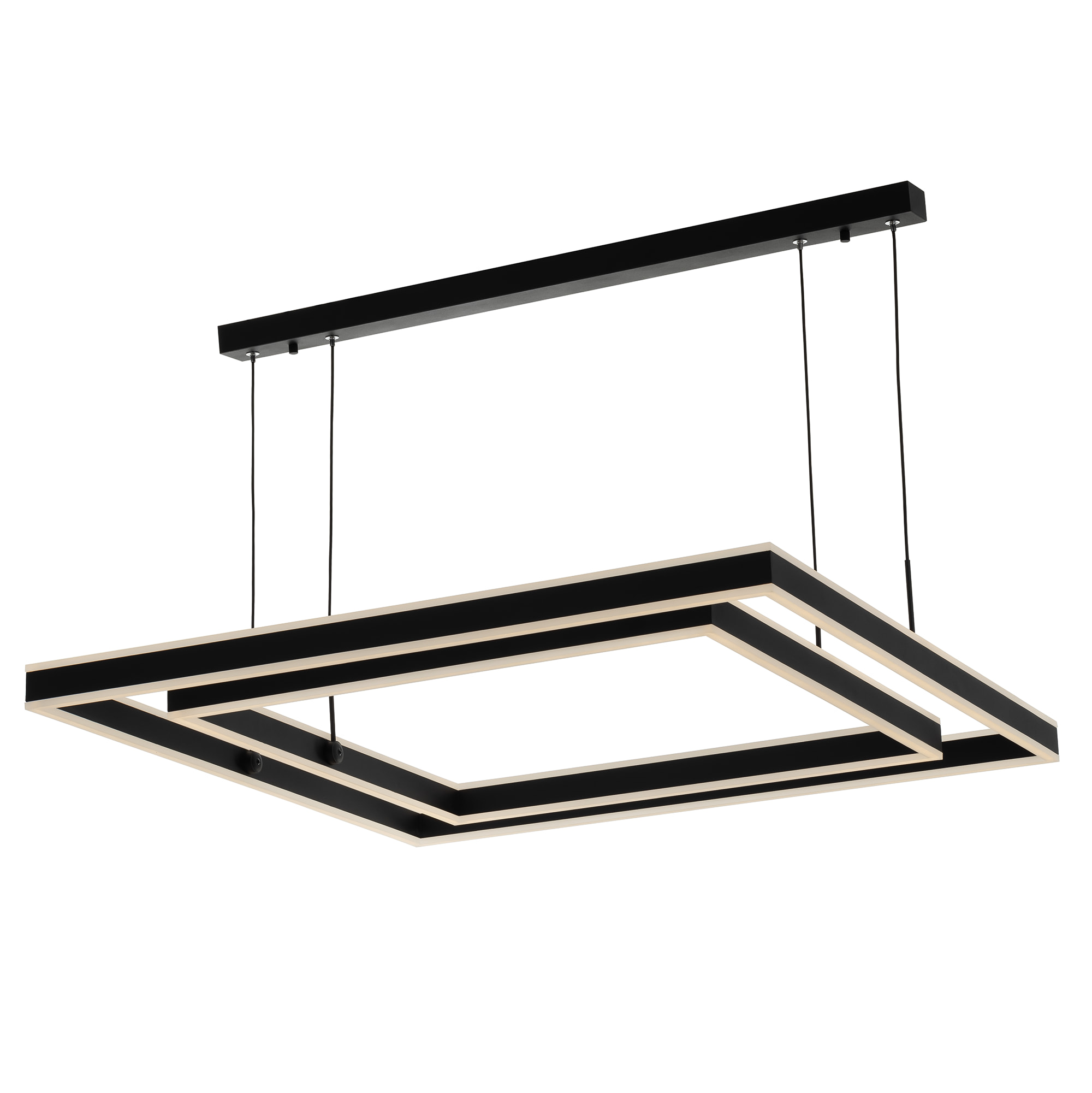 Citilux Дуэт CL719K211 LED Люстра подвесная с пультом Чёрная арт. 89063
