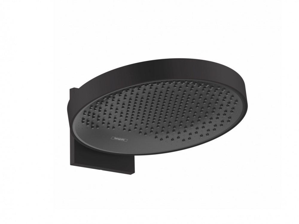 HANSGROHE Rainfinity Верхний душ 360 1jet с настенным креплением, 21 л/мин, матовый чёрный арт. 38891