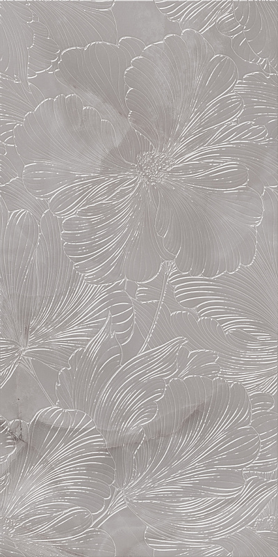 Керамическая плитка Онкс серый цветы / Плитка 31.5*63 Onix gris fiori 33 9шт/кор арт. 73332