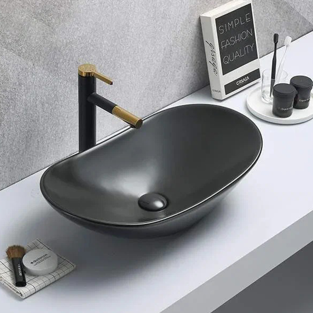 Раковина чаша Velvex 7811AMB, черный арт. 173271