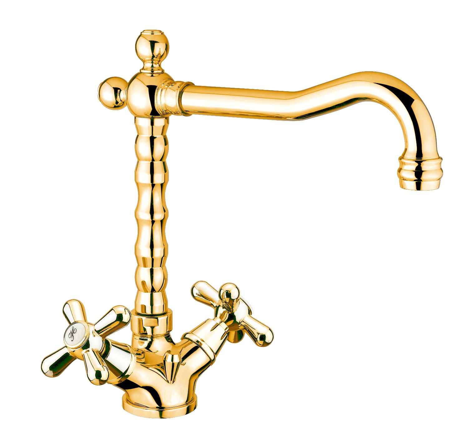 Смеситель для раковины Webert Armony AM700302010, золото арт. 161951