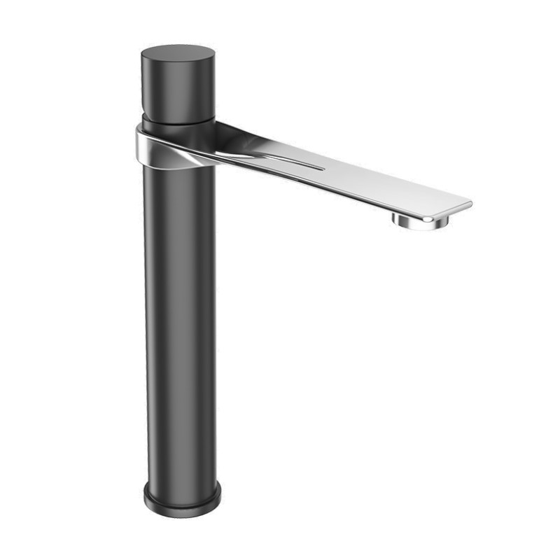 Смеситель для раковины Webert ONE-B NB830402441, черный/сталь арт. 161922
