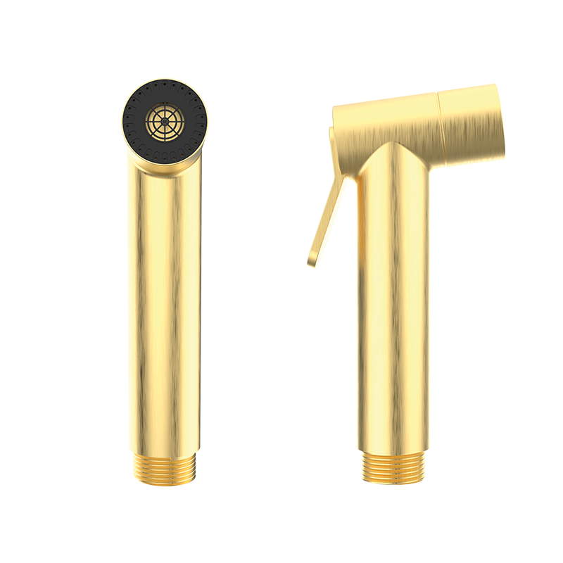 GRB INTIMIXER Лейка гигиеническая латунная, 2 режима, золото состаренное PVD арт. 39945