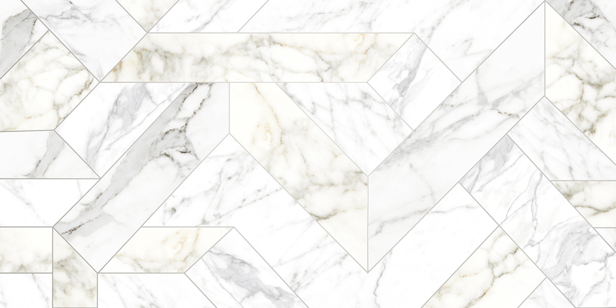 Керамогранит RHAPSODY OUTLINE WHITE LEV RET 60X120 арт. 84526