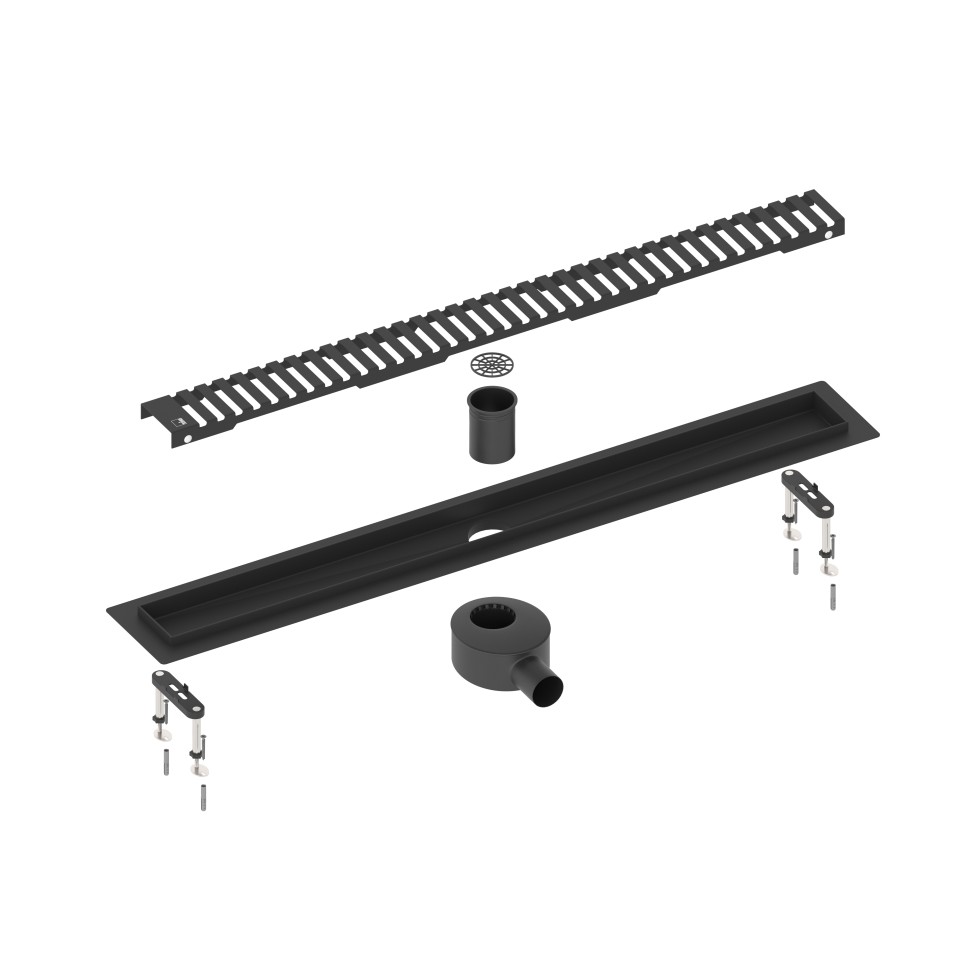 Душевой лоток TIMO Drain System DS230109/03, черный арт. 175891