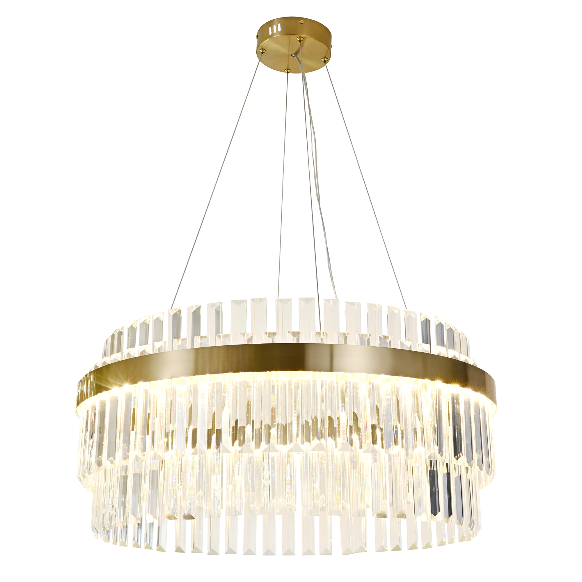 Citilux Sheldon CL339163 LED Люстра хрустальная с пультом Бронза арт. 89346
