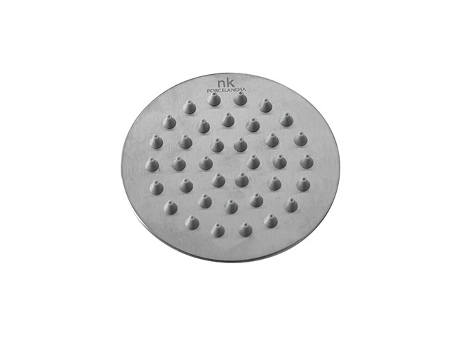 NOKEN ROUND INOX Форсунка с соединениями 1/2 дюйма, 5,5 л/мин, браш. нержавеющая сталь арт. 39205