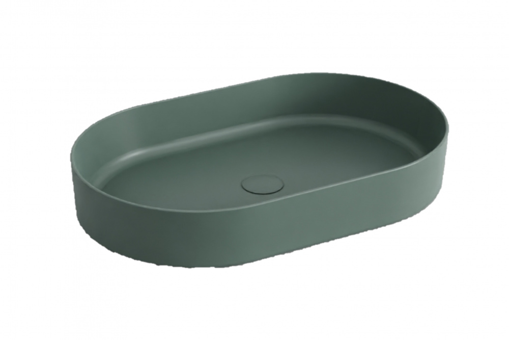 CIELO SHUI COMFORT Раковина накладная, 60x38xH12,5 см, без перелива, Muschio арт. 36312