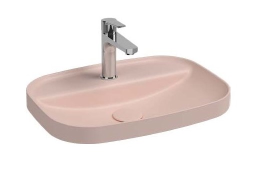 ALLEN BRAU FANTASY Sphere 55 Раковина керамическая 400х550 мм, 1 отв., розовый (321319) арт. 36943