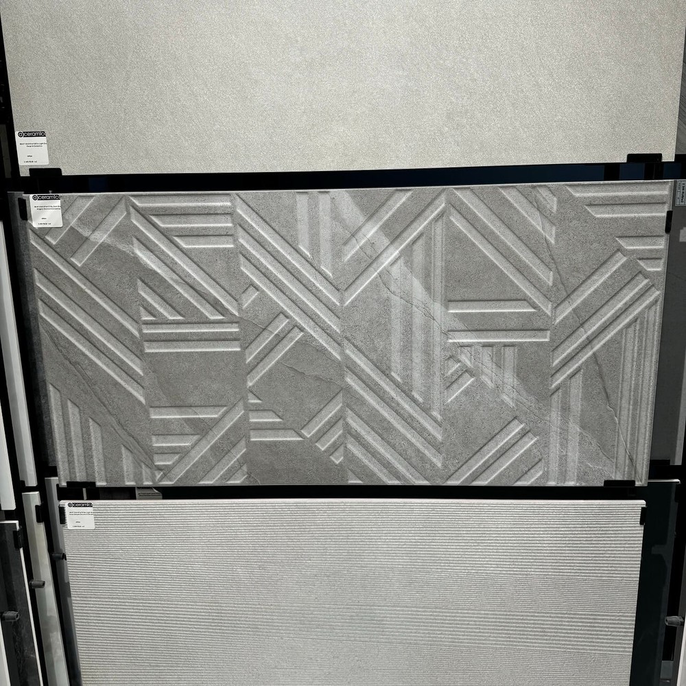 Плитка Dark Grey Angelo Decore 59.6х120 см (10 мм) 61w1218a арт. 128423