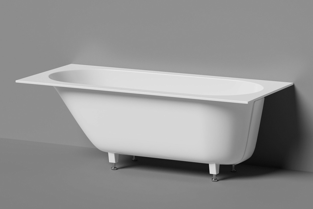 LOFO KIT Ванна встраиваемая 1688х742 мм, Solid Surface, белый матовый арт. 81065