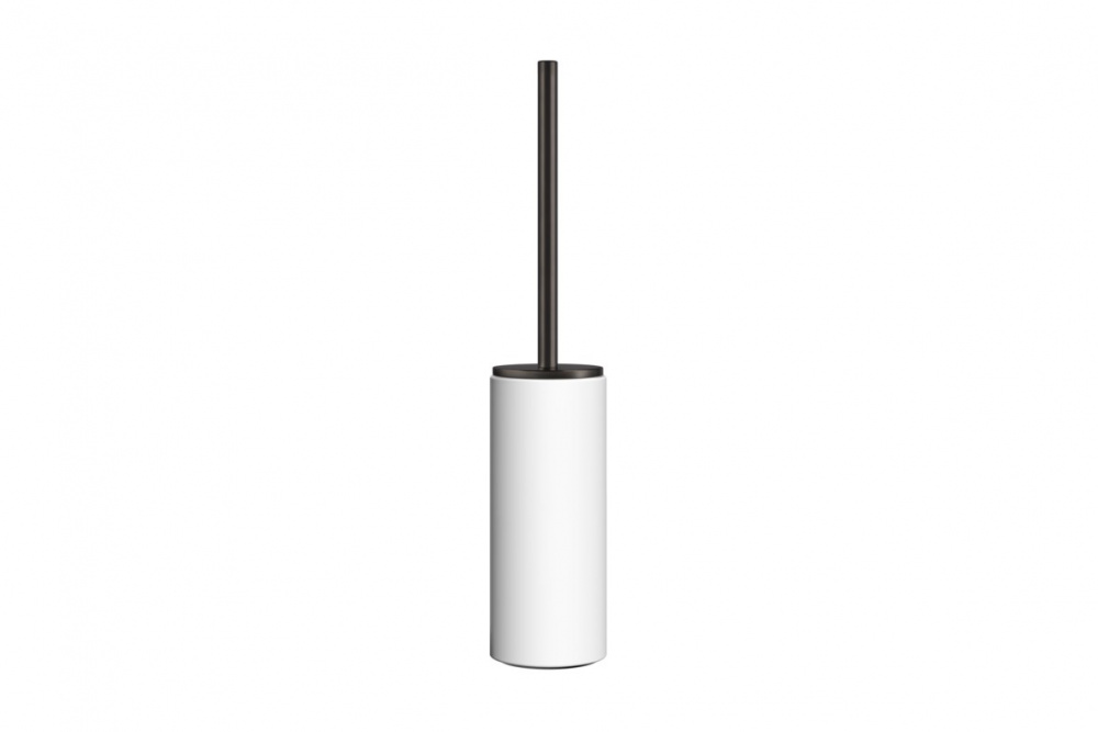 GESSI INGRANAGGIO Ершик туалетный, белый/Black Metal Brushed PVD арт. 31563