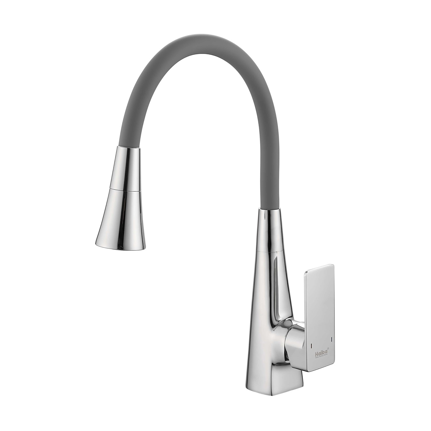 Смеситель для кухни с гибким изливом и режимом душ Haiba HB73823, хром арт. 170503