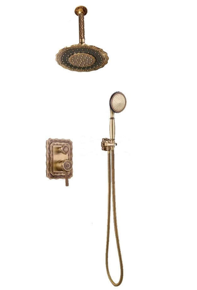Душевая система встраиваемая Bronze de Luxe WINDSOR 10138/1DF, бронза арт. 191049