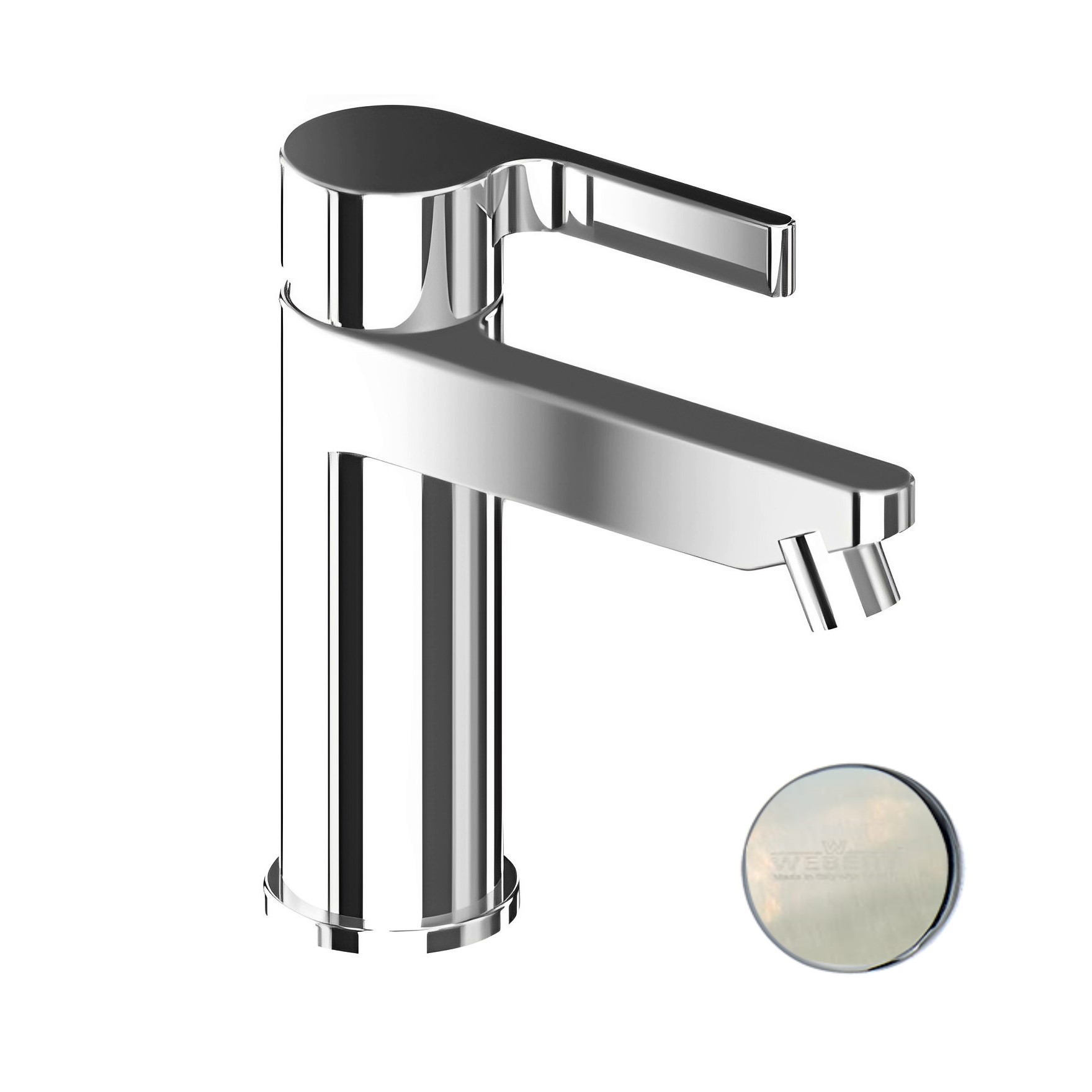 Смеситель для биде Webert DoReMi DR840102345, никель арт. 165075