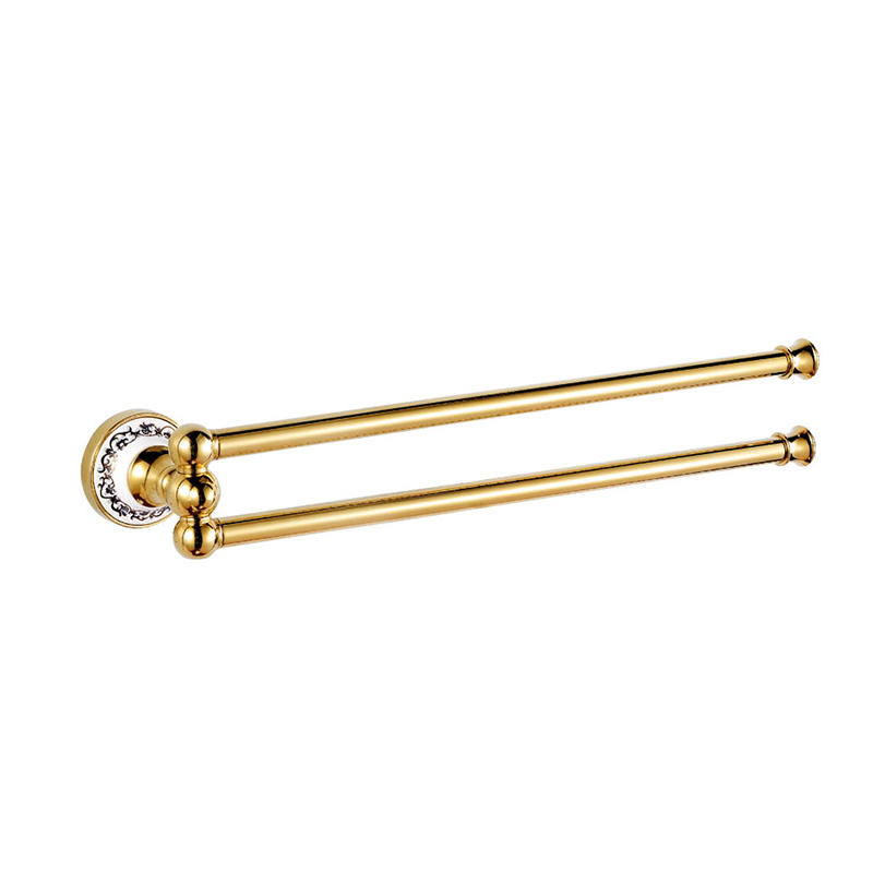 Полотенцедержатель рога 2-ой Fixsen Bogema Gold FX-78502AG арт. 182111