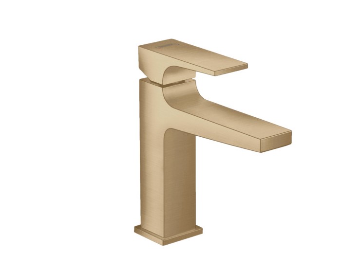 HANSGROHE Metropol Смеситель для раковины 110, однорычажный, с ДК Push-Open, шлиф. бронза арт. 34864