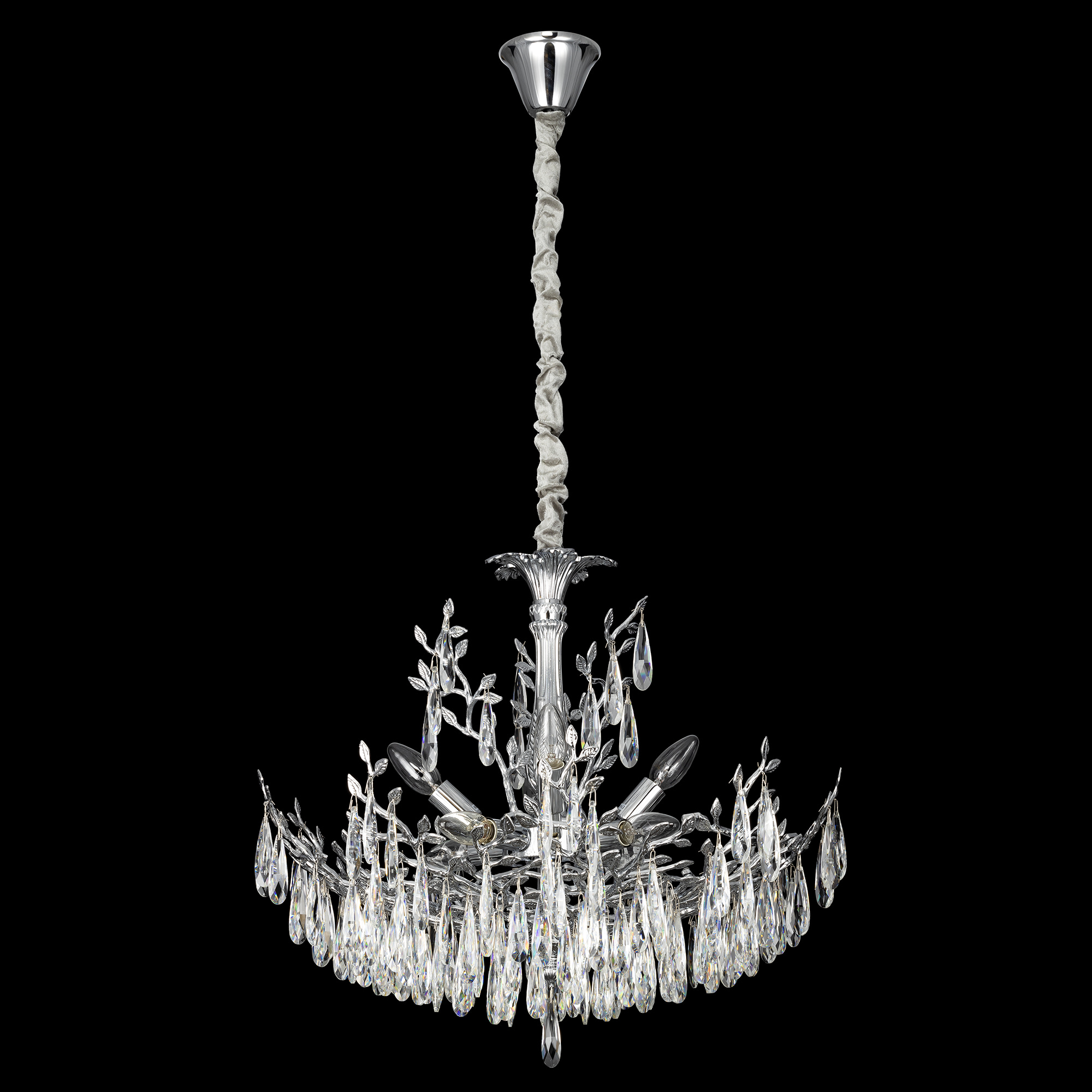 Citilux RITZ CL310081 Люстра хрустальная подвесная Хром арт. 89449