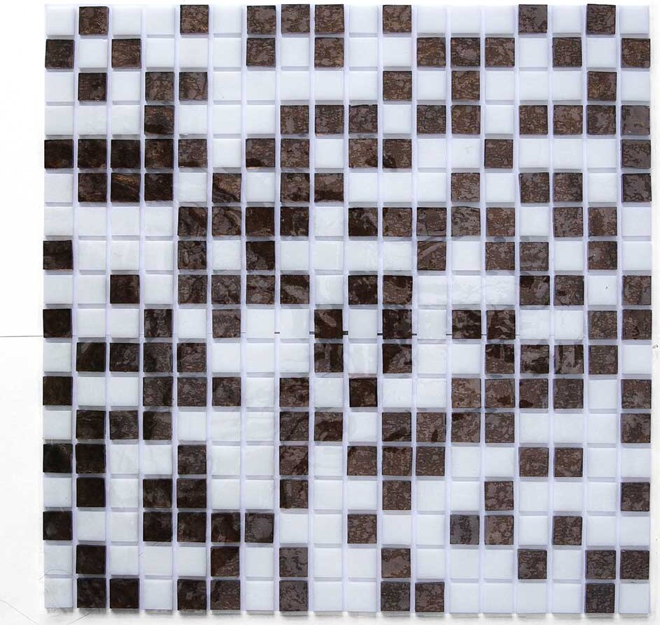 Art&Natura Стеклянная мозаика 15x15 Murano Specchio 28+23  (50%+50%) 300x300 арт. 122268