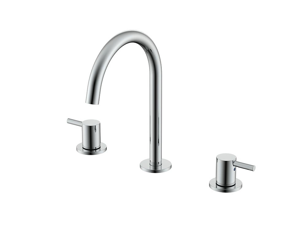 NEMO ROUND Смеситель для раковины на 3 отверстия, CHROME PLATED арт. 35536